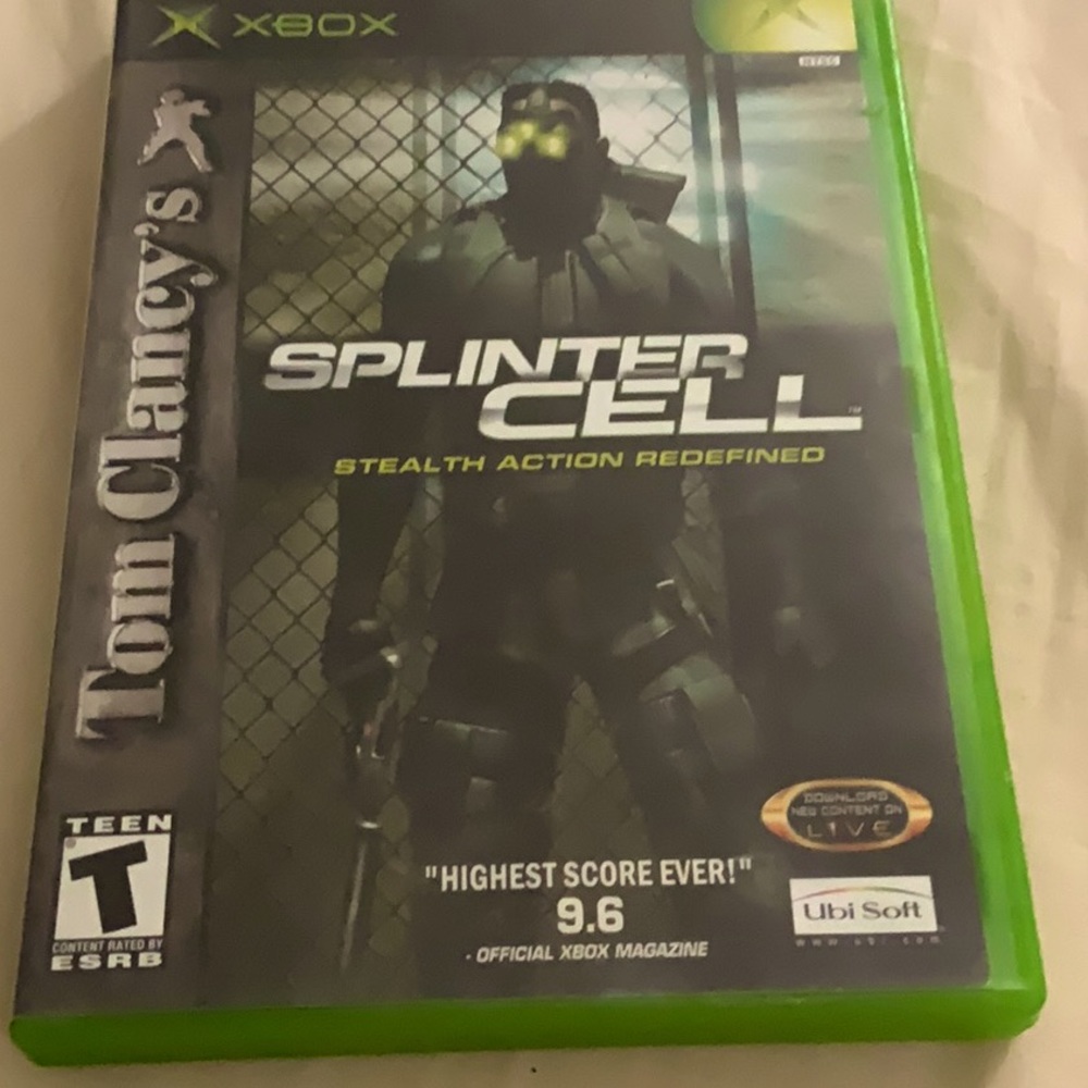 XBOX Original Tom Clancy’s Splinter Cell CIB